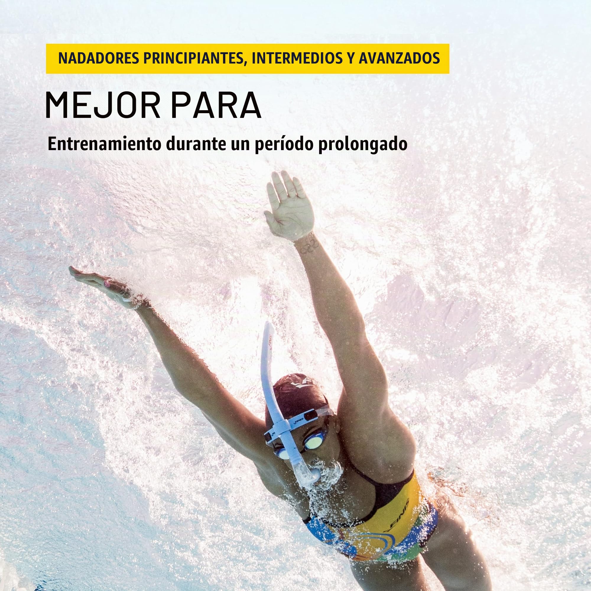 Finis Glide Tubo de respiración para natación, Unisex Adulto