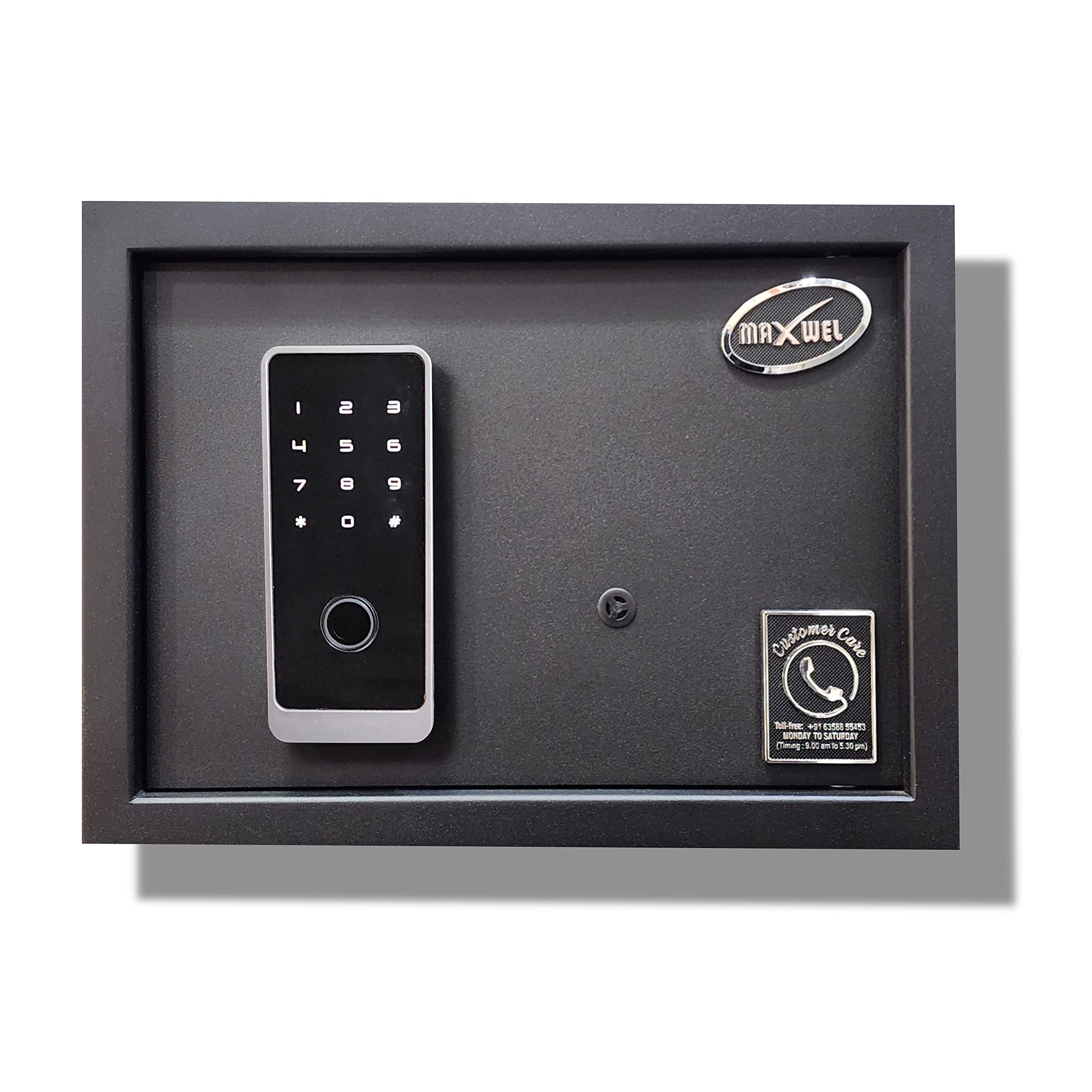 Maxwel Biometric Safe Locker (15 Litres) | Home, Hotel and Office Safe with Fingerprint Access, Passcode and Manual Keys (B0BWJMV3JQ) Amazon Price History, Amazon Price Tracker