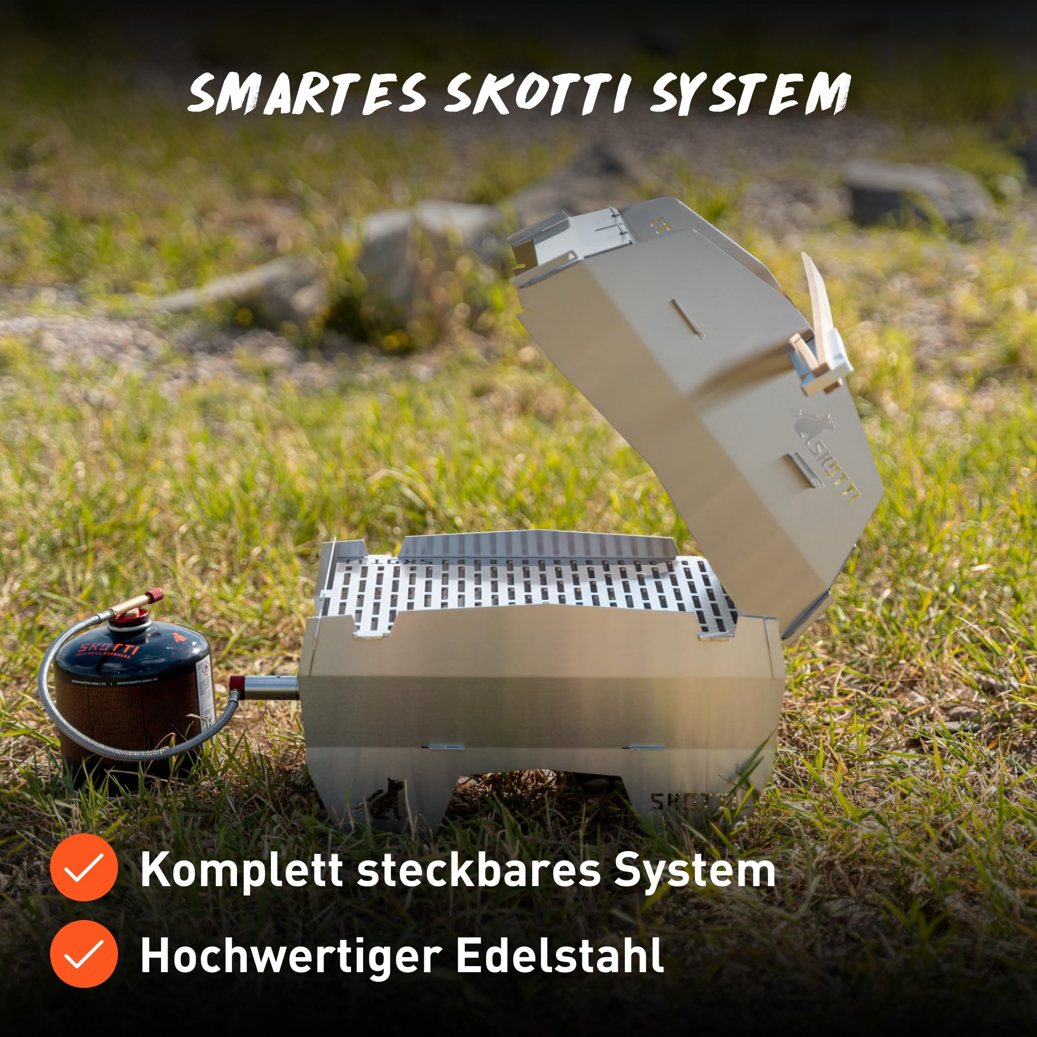 SKOTTI Starter-Bundle inkl. Grill und CAP