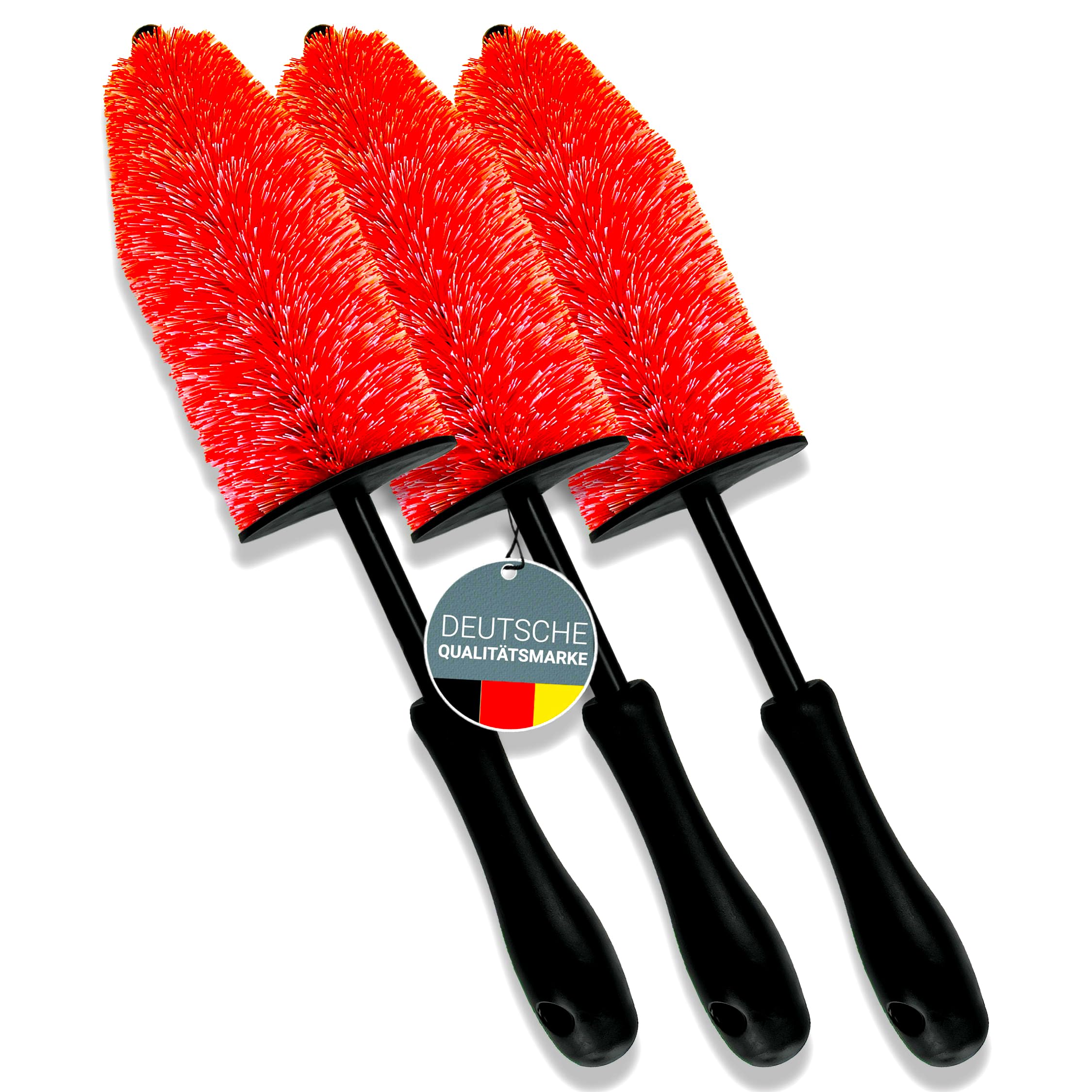 Glart 44FB3 Lot de 3 brosses pour Jantes alu