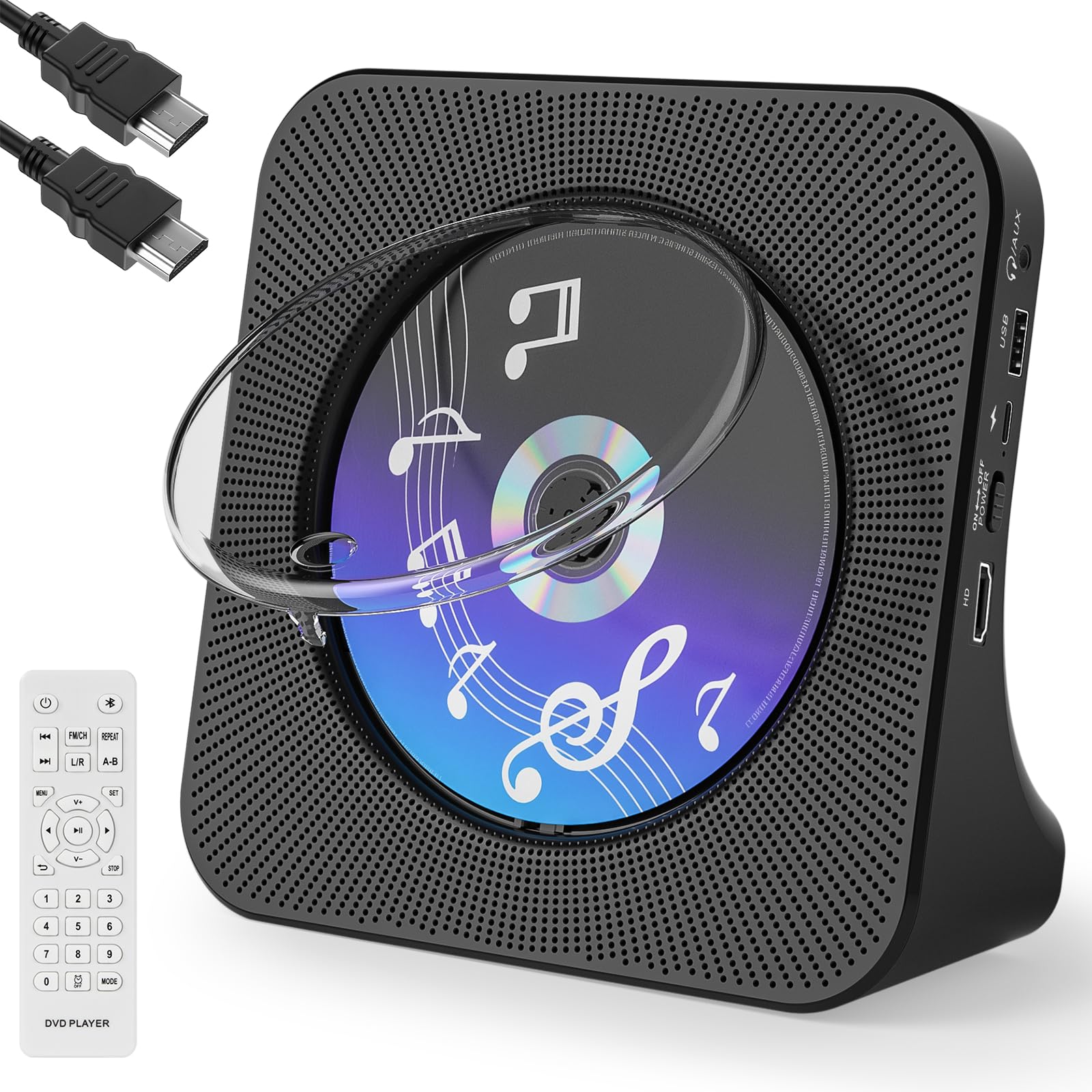 Amazon.co.jp: KOVCDVI DVDプレーヤー bluetooth送受信 HDMI出力対応