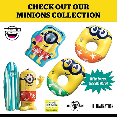 Miniatura 4 de BigMouth Minions Beach Bum - Fideos para piscina  Diseño divertido de Minions, ideal para fiestas en la piscina, diversión en la playa y aventuras