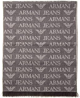 (アルマーニ ジーンズ) ARMANI JEANS マフラー #934504 CD786 00152 ブラウン/ベージュ 並行輸入品 [並行輸入品]