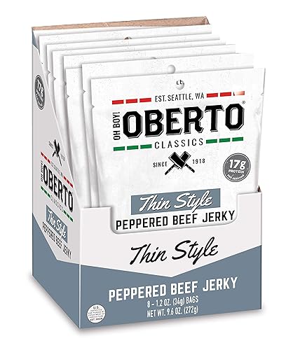 Oh Boy! Oberto Classics - Cecina de res original de estilo delgado