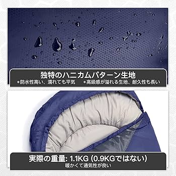 Amazon.co.jp: 寝袋 シュラフ 防水シュラフ キャンプ用 2個連結