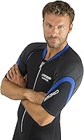 Vista 4 de Cressi Shorty Men's Wetsuit for Scuba Diving, Snorkeling, Windsurfing -3 mm Neoprene - Playa Flex