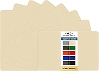 Vista 143 de KING MOUNTAIN Parche de reparación de lona de 9 x 11 pulgadas, 2 piezas, parche de tela impermeable autoadhesivo para sofás, tiendas de campaña