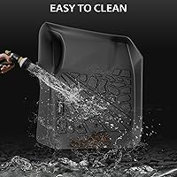 Vista 6 de KARPAL - Tapetes para 1a y 2a fila de asientos de auto, para todo tipo de clima, de ajuste personalizable, hechos de elastómero termoplástico