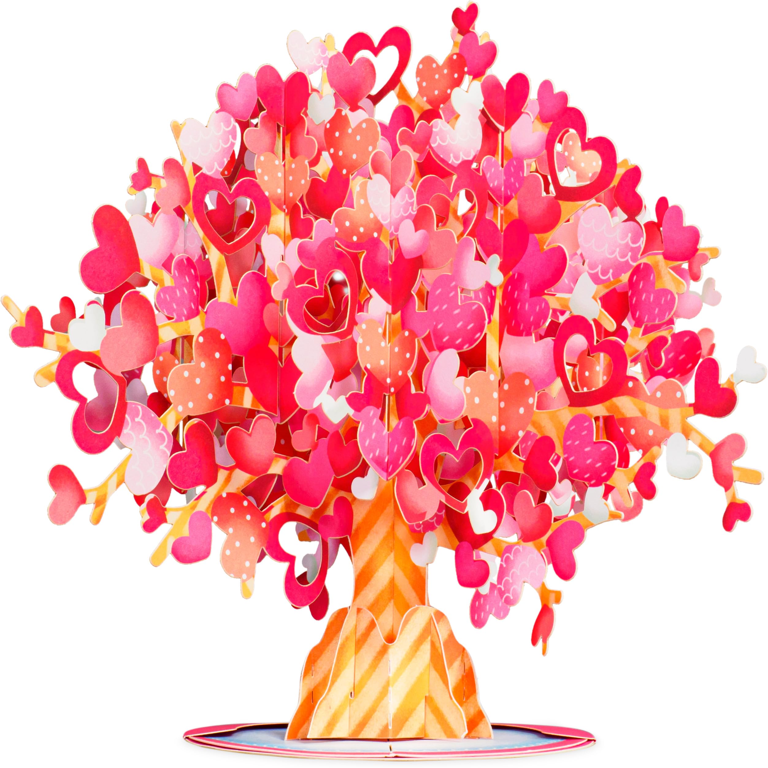 Paper Love Tarjeta 3D desplegable para el día de San Valentín, árbol de corazón con recuerdo emergente desmontable, para todas las ocasiones, cumpleaños, aniversario, boda, simplemente porque –