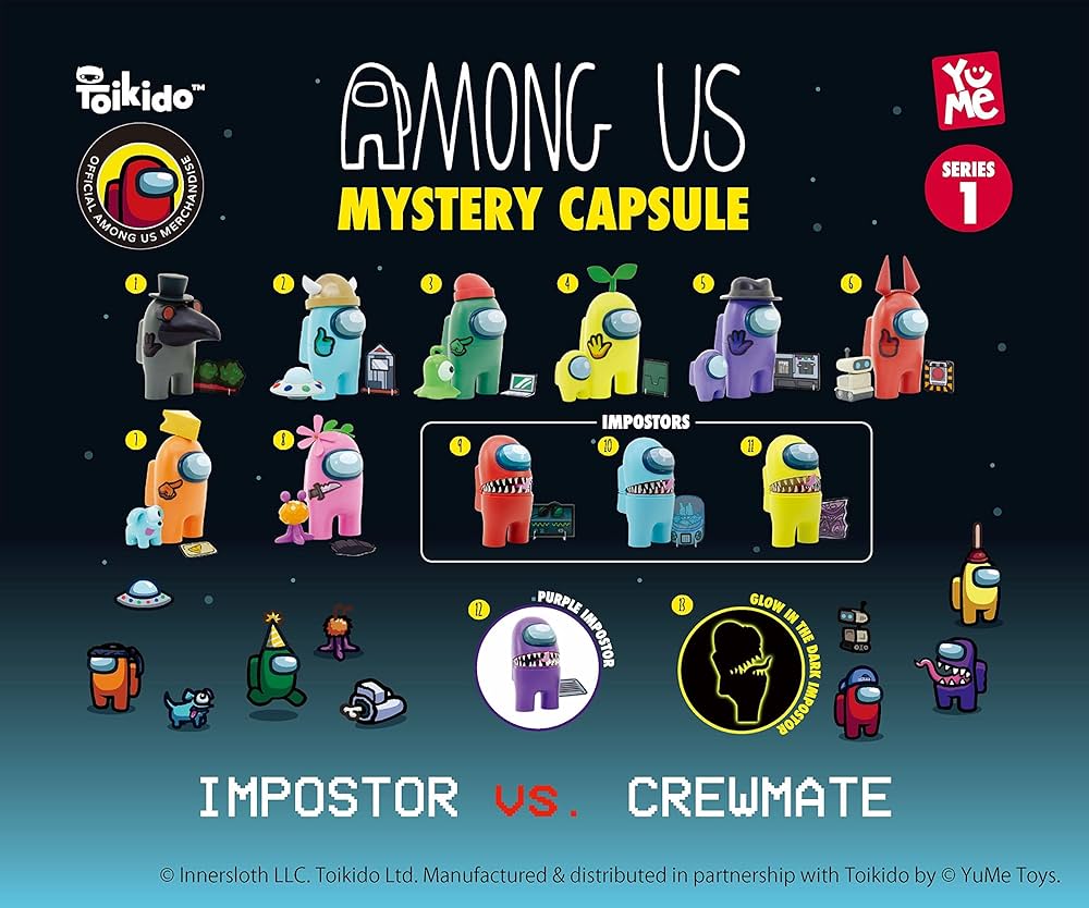 Amazon.co.jp: Among Us カプセルフィギュア シリーズ1 (BOX) 12個入