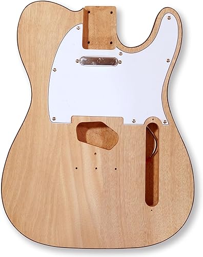 Miniatura 2 de BexGears Kits de guitarra eléctrica de bricolaje para TL estilo Okoume cuerpo de madera de arce cuello y diapasón de arce