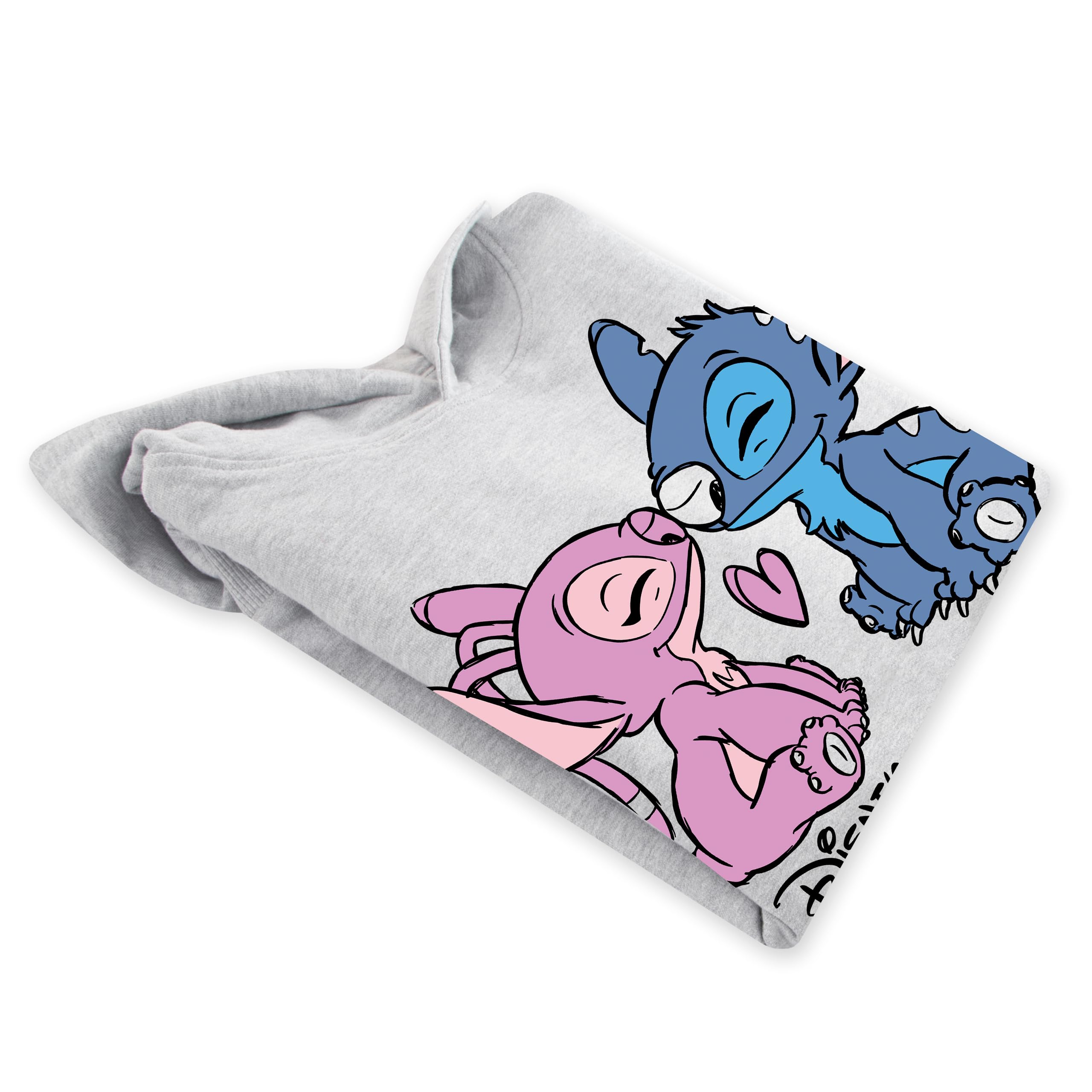 Disney Felpa Stitch Bambina | Angel Stitch Felpa Bambina | 2 E 13 Años