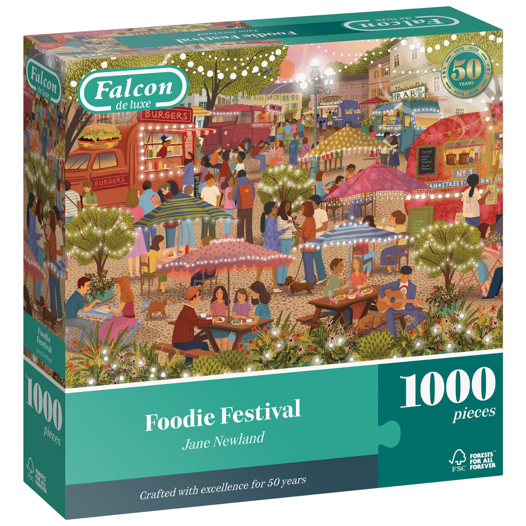 Falcon Foodie Festival - 1000 Piece Adults Jigsaw Puzzle - Home Activity