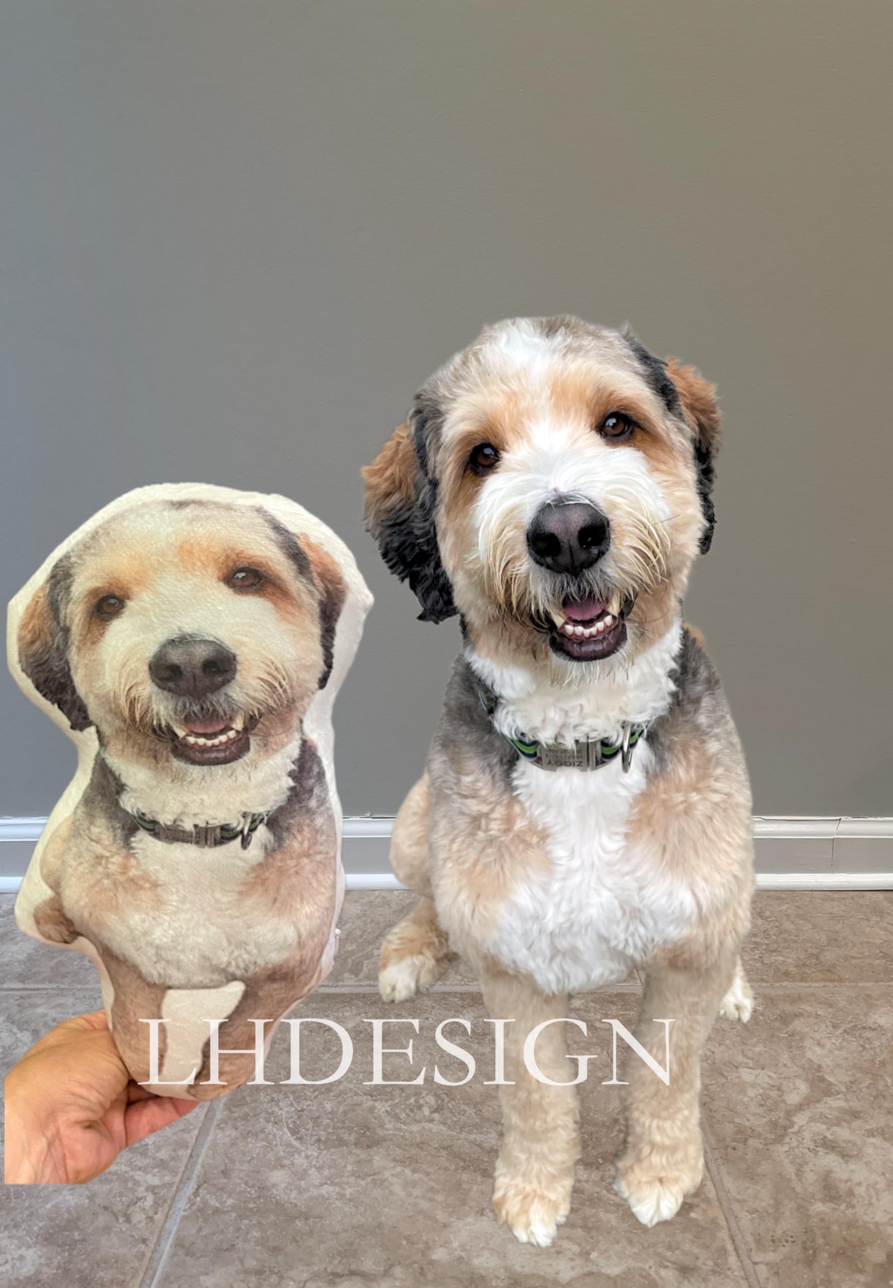 MORRIX Custom Pet Pillow Custom Dog Pillow Custom Cat Pillow Pet Loss Gift Pet Memorial Pillow, 4inches, Full Body