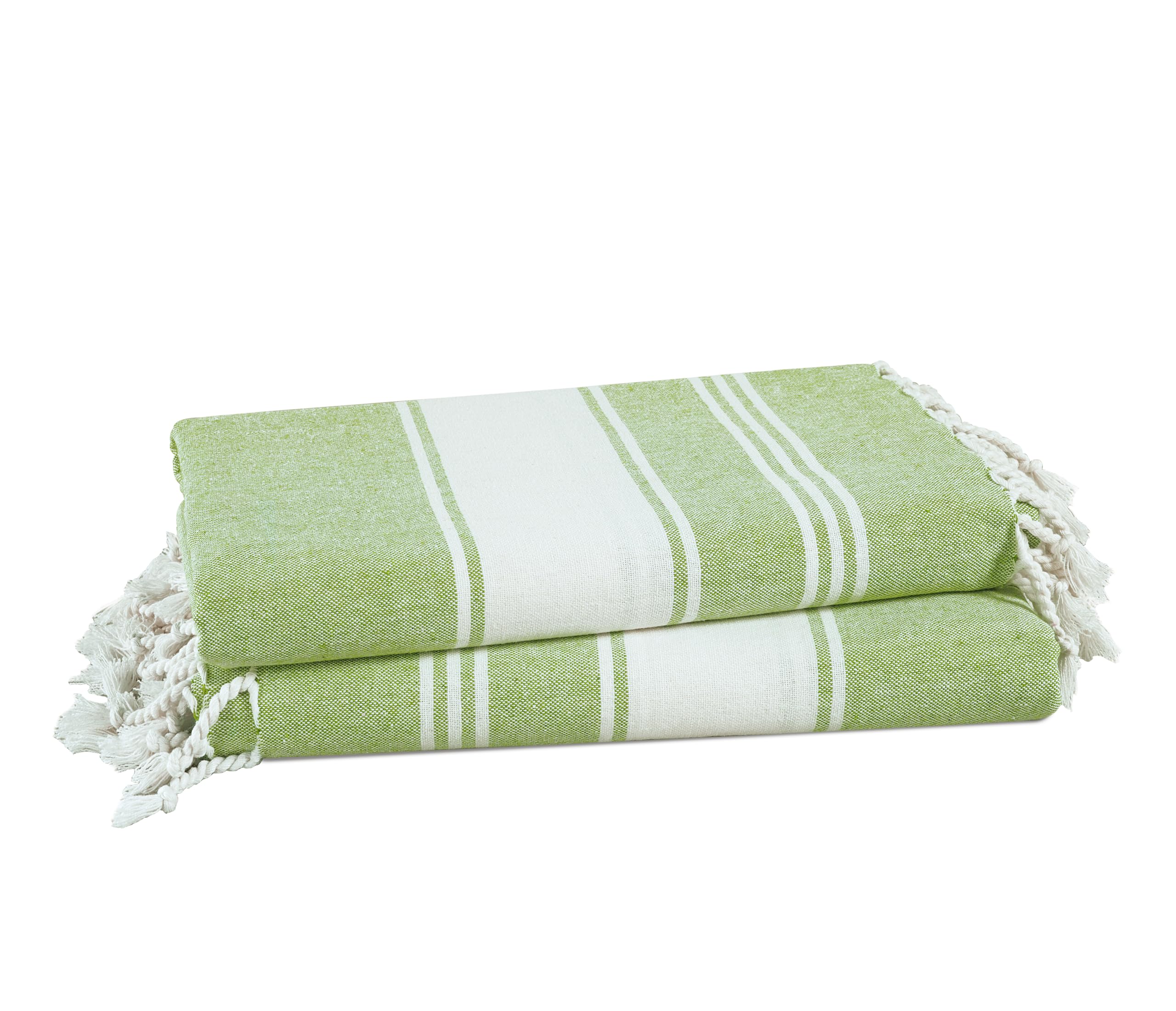 LANE LINEN Turkish Beach Towel 2 Pack, Oversized Towels 39"x71"