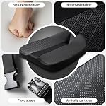 2026 Coussin d'alourdissement de mousse de coussin de siège de voiture amélioré, Coccyx Coussion pour la douleur de l'os de queue Lower Back Pain Relief Seat Coussir pour les personnes courtes conduisant, Coussiner de siège pour chaise de bureau