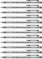 Vista 7 de Bolígrafos personalizados con punta de stylus -Bright Vibes- acción de clic, personalizables, escritura negra, bolígrafos con nombre impreso