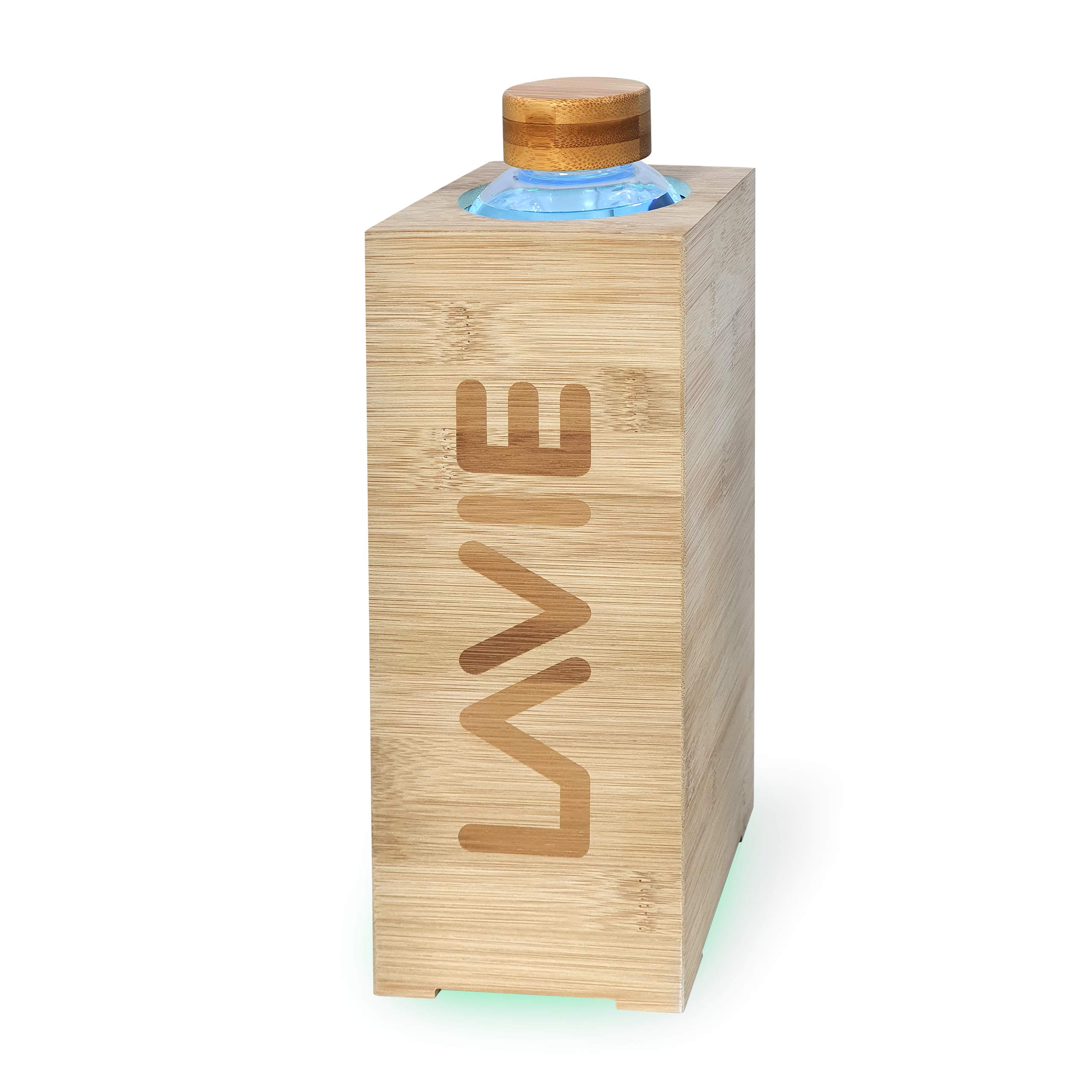 LaVie Premium - Purificateur d'eau Bambou Innovant à lumière UVA, sans Consommable. Transformez Votre Eau du Robinet en Eau Douce et Délicieuse en 15 MN - Capacité 1 L