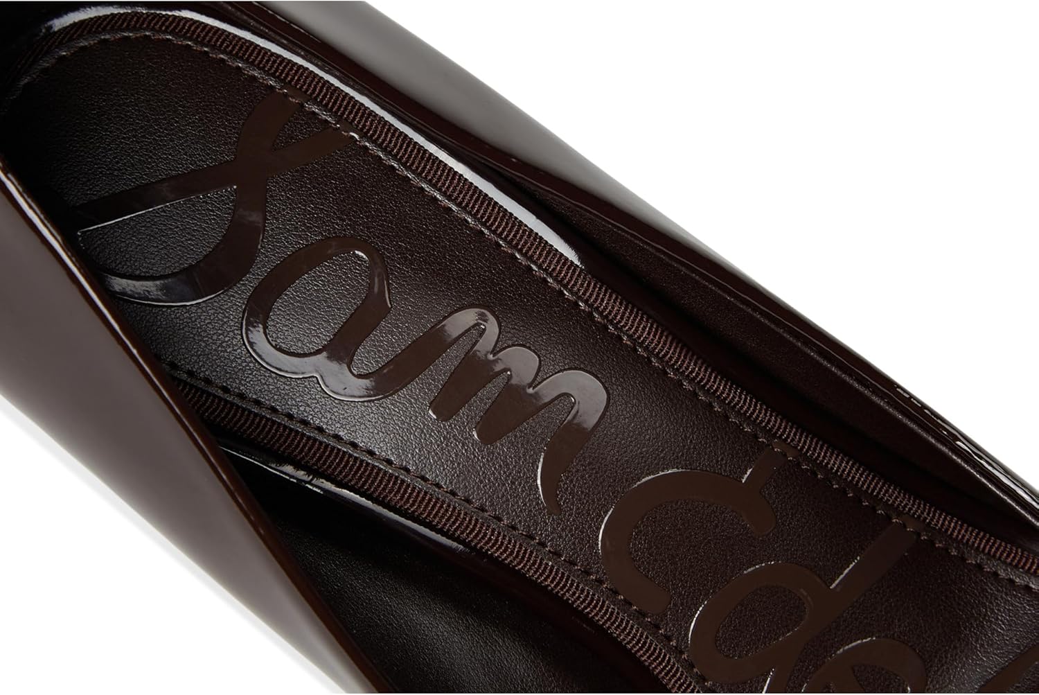 Sam Edelman Women's Hazel Pump Rich Chocolate Patent - Image 5
