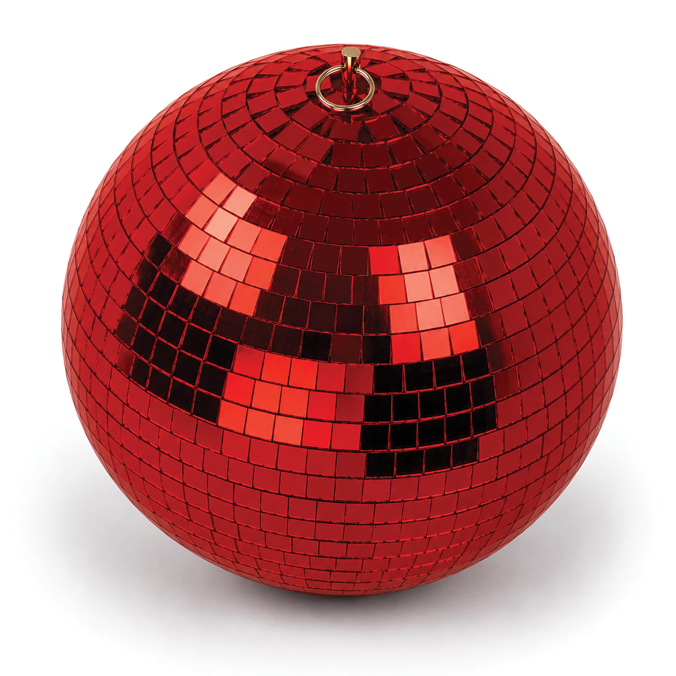 Boule à Facettes Rouge 300mm