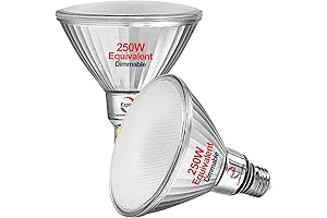 Explux LED Flood Light: 3300 Lumen, 250W Equivalent PAR38 Bulb