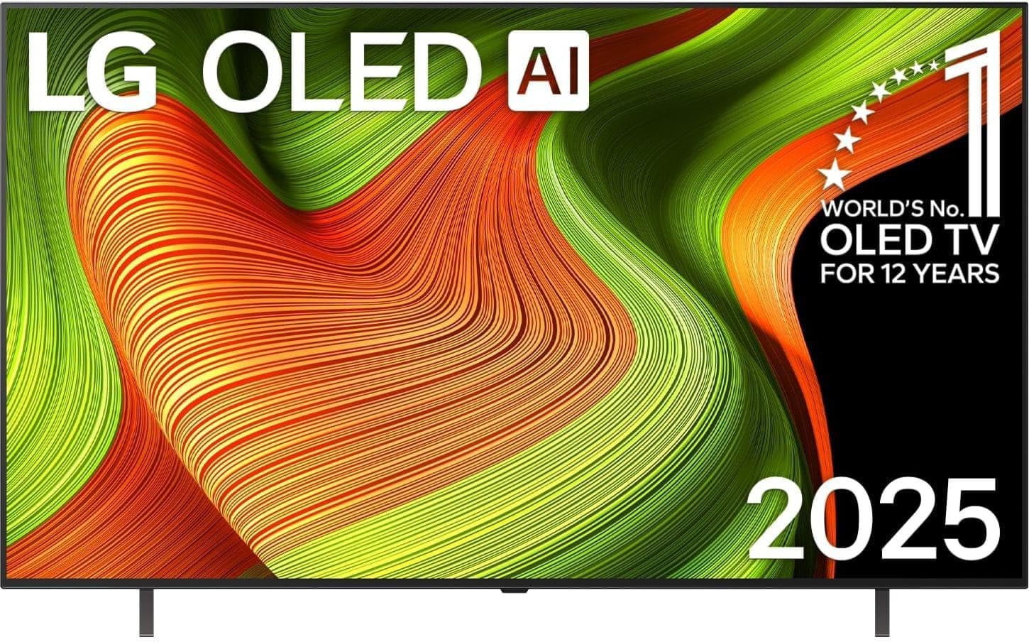 LG OLED65B59LA TV 65 Zoll (165 cm) 4K OLED AI TV (α8 Gen2 4K AI Prozessor, webOS 25, 120Hz) [Modelljahr 2025]