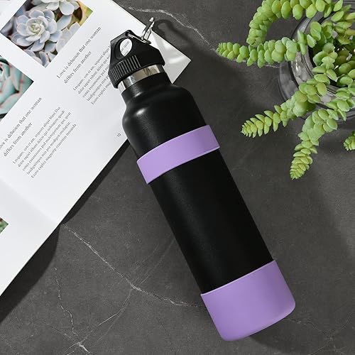 Miniatura 6 de 6 popotes de repuesto y bota protectora flexible para botellas de agua Hydro Flask de 12 a 24 onzas