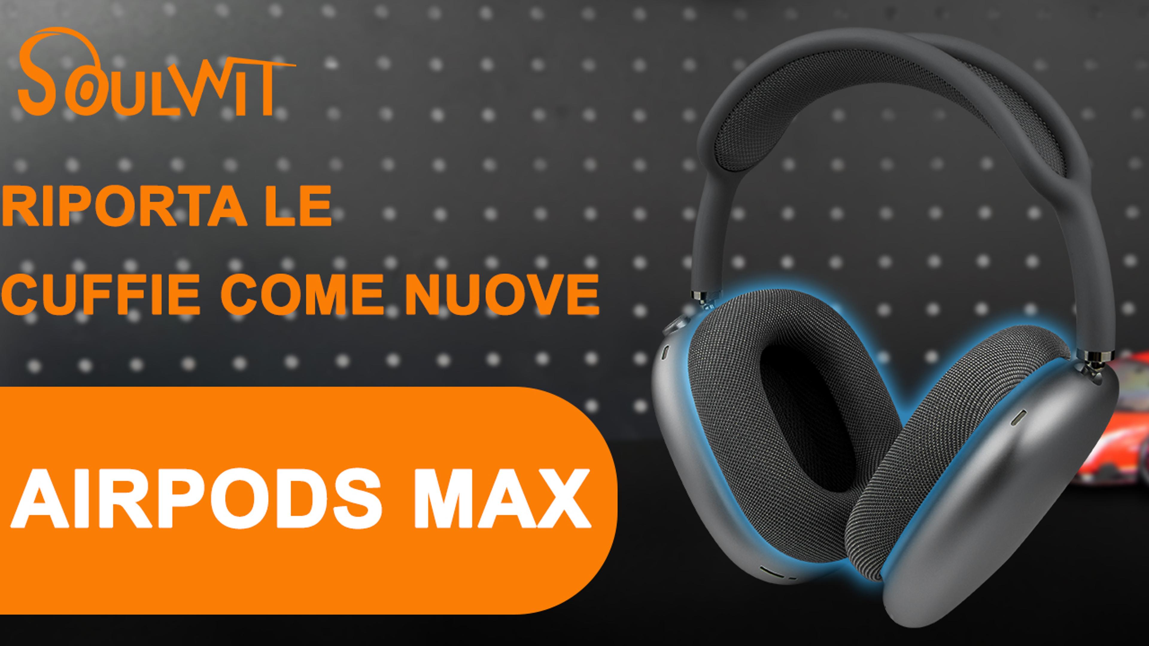 Cuscinetti Sostitutivi Per AirPods Max, In Tessuto A Rete Resistente E Schiuma Morbida Con Strato In Silicone, Facili Da Installare In 30 Secondi, Colore Grigio Spaziale