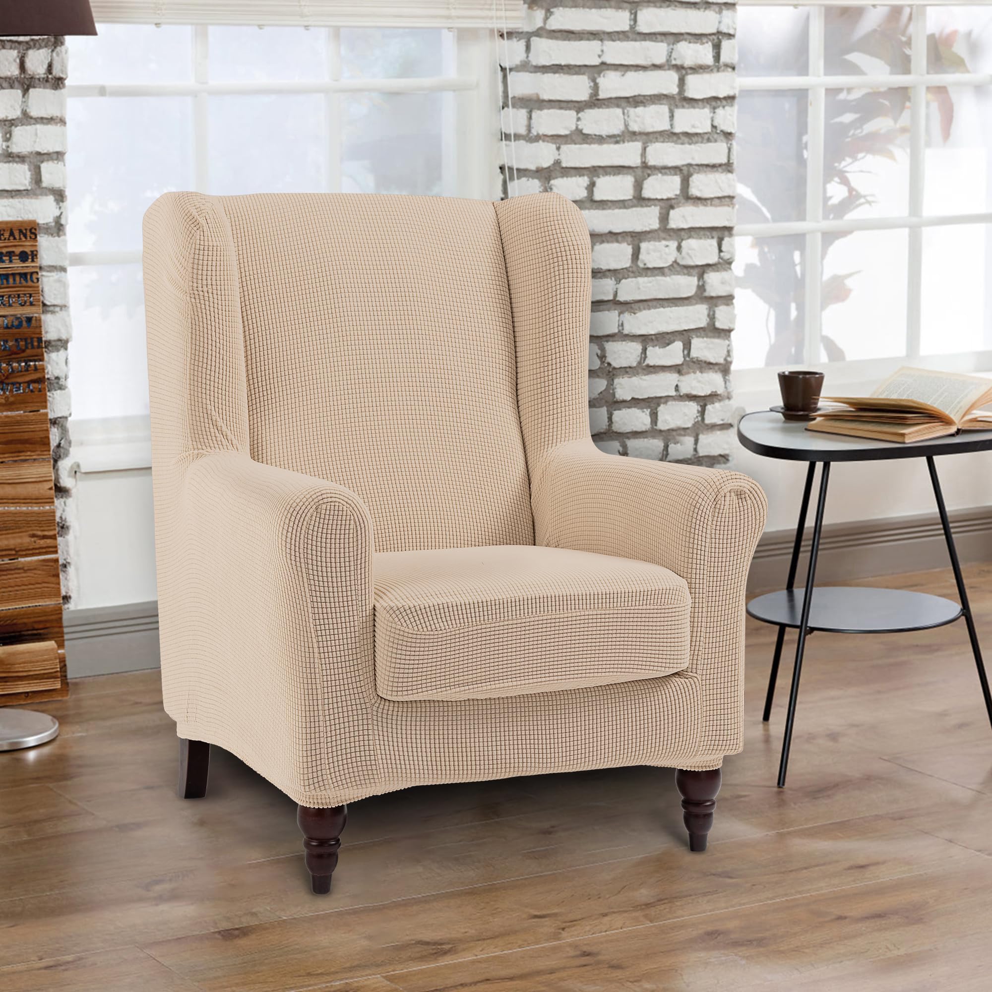 TIANSHU ウィングチェアカバー 肘付き 椅子カバー 縦横弾力 ストレッチ Amazon.co.jp: TIANSHU ウィングチェアカバー 肘付き 椅子カバー 縦横