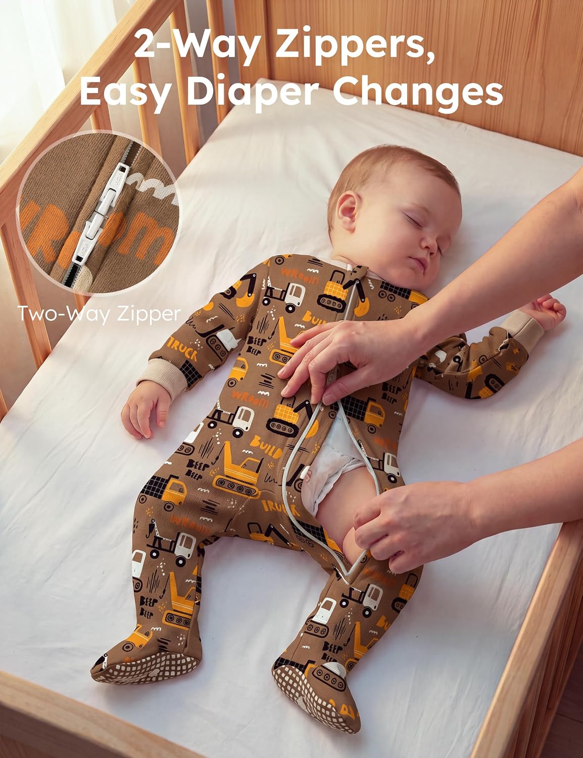 Yoofoss Toddler Pajamas 100% Organic Cotton Baby Sleepers for Boy Girl