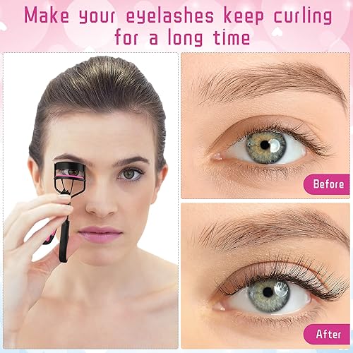 Miniatura 2 de El juego de 5 rizadores de pestañas incluye rizadores de pestañas con 10 almohadillas de repuesto para rizadores de pestañas, peine de pestañas,