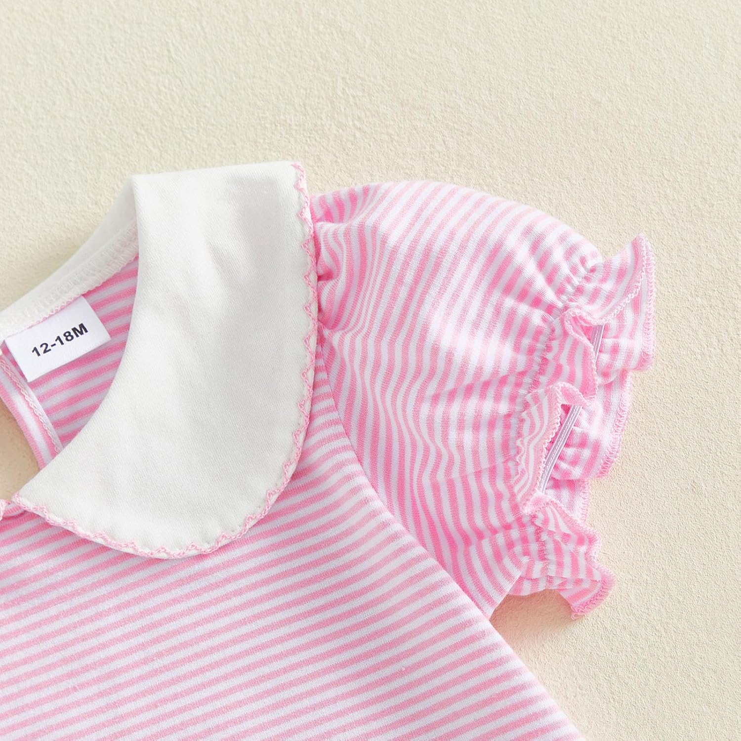 Toddler Baby Girl Easter Dress Puff Short Sleeve A-line Dresses Bunny Embroidery Outfit Cute Spring Summer Clothes - Image 6