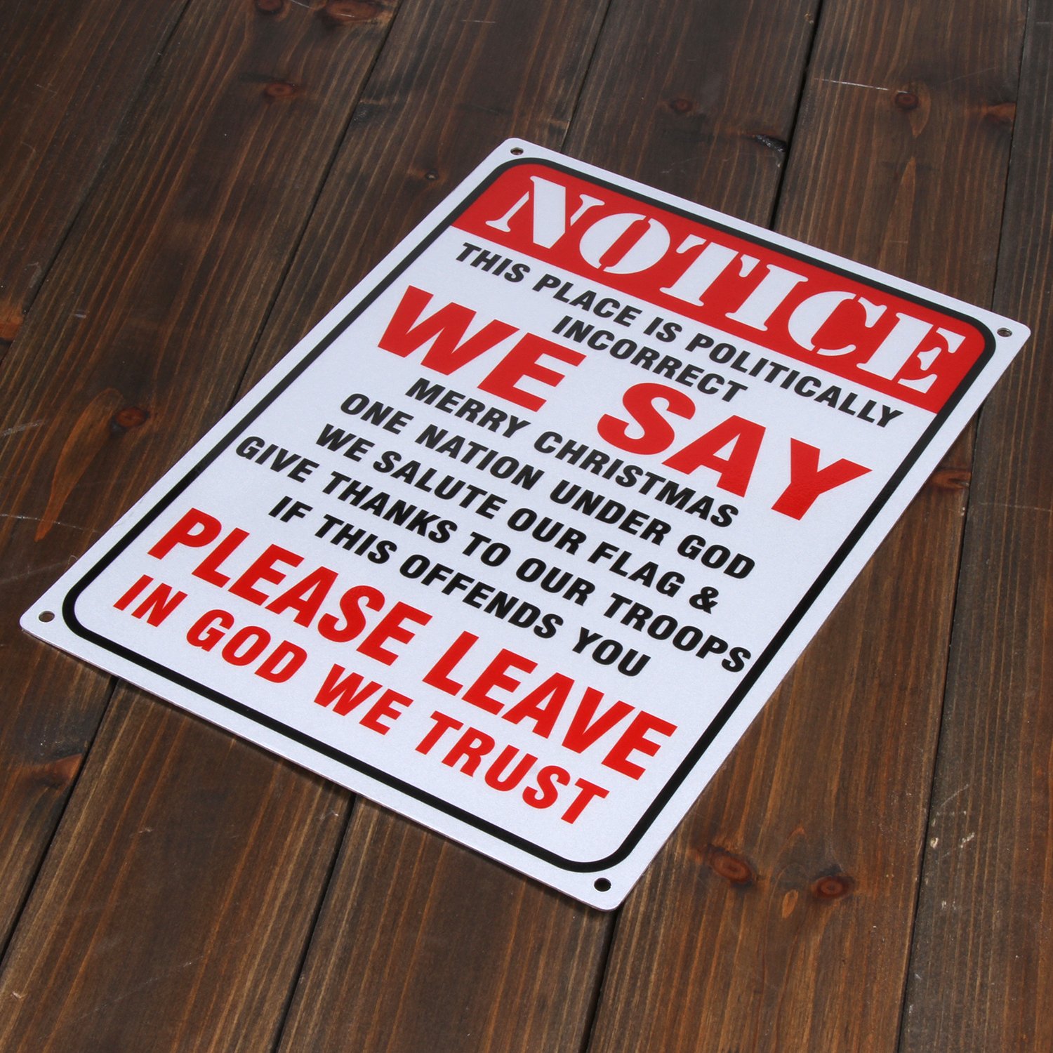 This Place Is Politically Incorrect Sign Reflective Signs 11 X 8 Inch Rust Free 40 Mil Aluminum Sign UV Protected