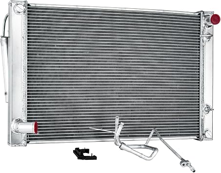 3 Row Aluminum Radiator Compatible with 2007-2015 Infiniti G25 G35 G37 Q40 Q60 All Submodels 2010-2020 Nissan 370Z All Editions Submodels Automatic Transmission 07 08 09 10 11 12 13 14 15