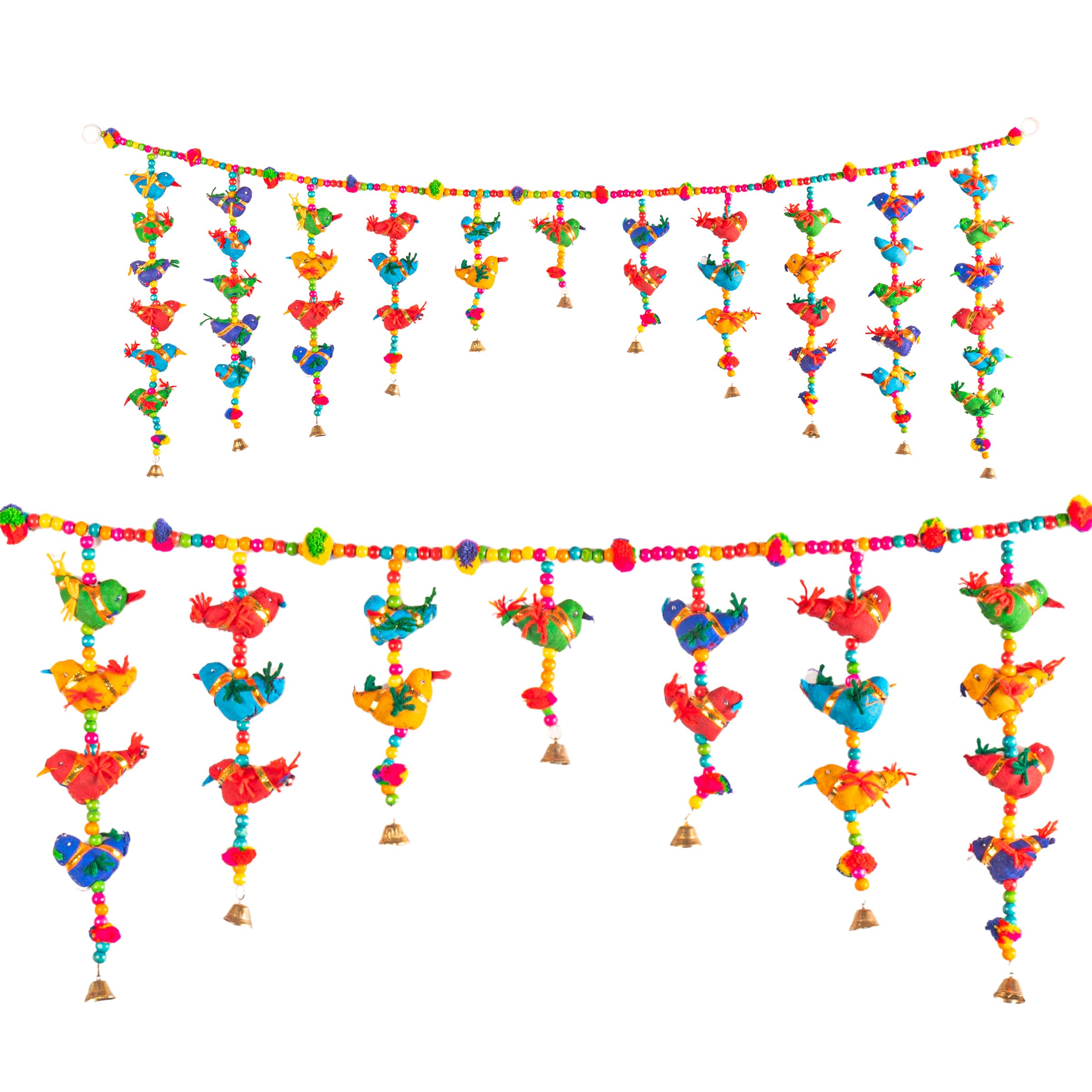 Toran oiseau décoration suspendue pour mur et porte de maison