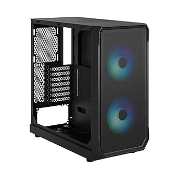 Amazon | Fractal Design Focus 2 RGB Black TG Clear Tint