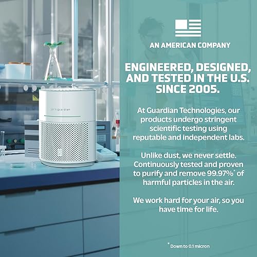 Miniatura 8 de Germ Guardian AirSafe+ Purificador de aire inteligente AC3000W + GermGuardian Filter V Toxin Clear HEPA Filtro de repuesto para purificador de aire