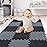 XMTMMD Soft Non-Toxic Foam Baby Play Mat | Toddler Playmat | EVA Foam Interlocking Tiles for Gym, Nursery, Playroom | 18 Squares Foam Floor Mats for Kids & Babies | Colorful Jigsaw Puzzle Play Mat