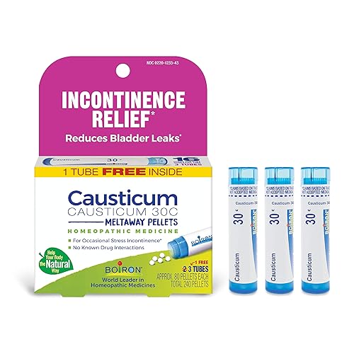 Boiron Causticum 30C Homeopathic Medicine for Incontinence Relief, and Reduces