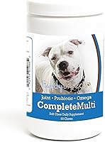 Vista 377 de Healthy Breeds Schnauzer miniatura todo en uno multivitamínico suave masticable 90