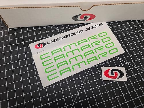 Camaro Calcomanías para rueda paquete de 4 Pinza de freno de 6 pulgadas LS1 LT1 Z28 SS V6 Base RS verde lima disponible en Yaxa Guatemala