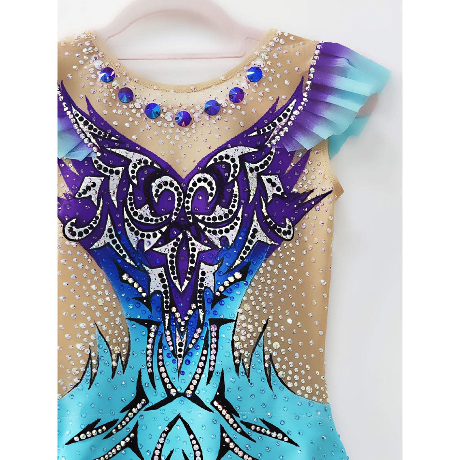 Leotardos De Gimnasia Rítmica for Niñas Y Mujeres, Traje De Gimnasia De Rendimiento De Una Pieza Elástico Alto Transpirable