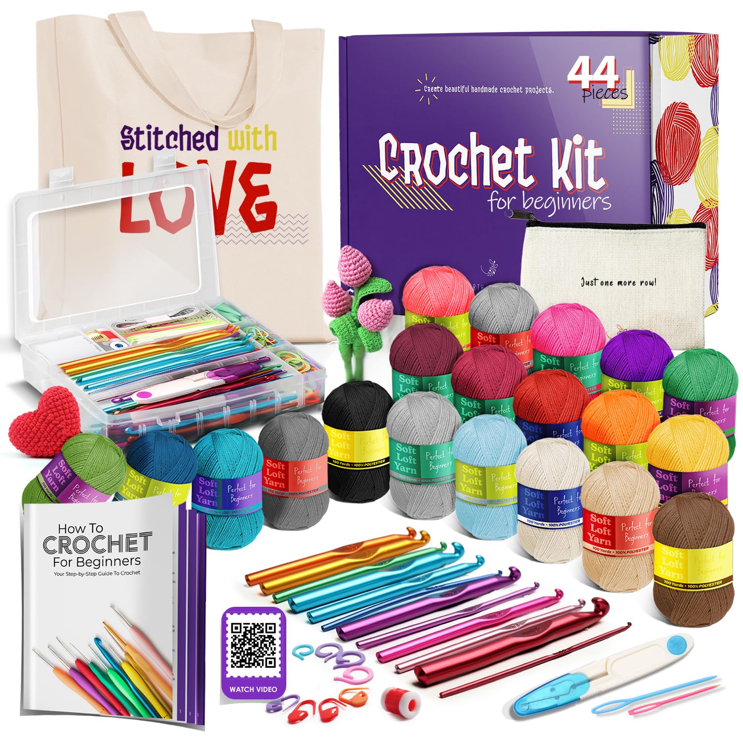 Hearth & Harbor Crochet Kit - Beginner Crochet Kits -12