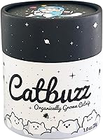 Catbuzz Premium Organic Catnip - USA Grown by Family Farmers, Fresh Potent Leaves & Flowers, Eco-Friendly for Cats