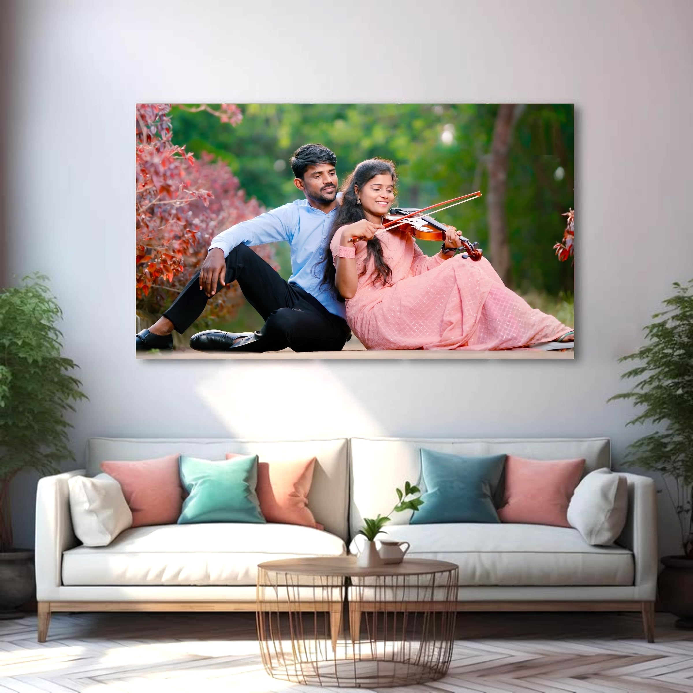 Personalized Photo Wallpaper for Wall | Custom Image Print Wall Mural | Self Adhesive Vinyl Wallpaper | HD Quality | Bedroom & Living Room Decor | Waterproof & Easy Install (18 x 24)-image-10