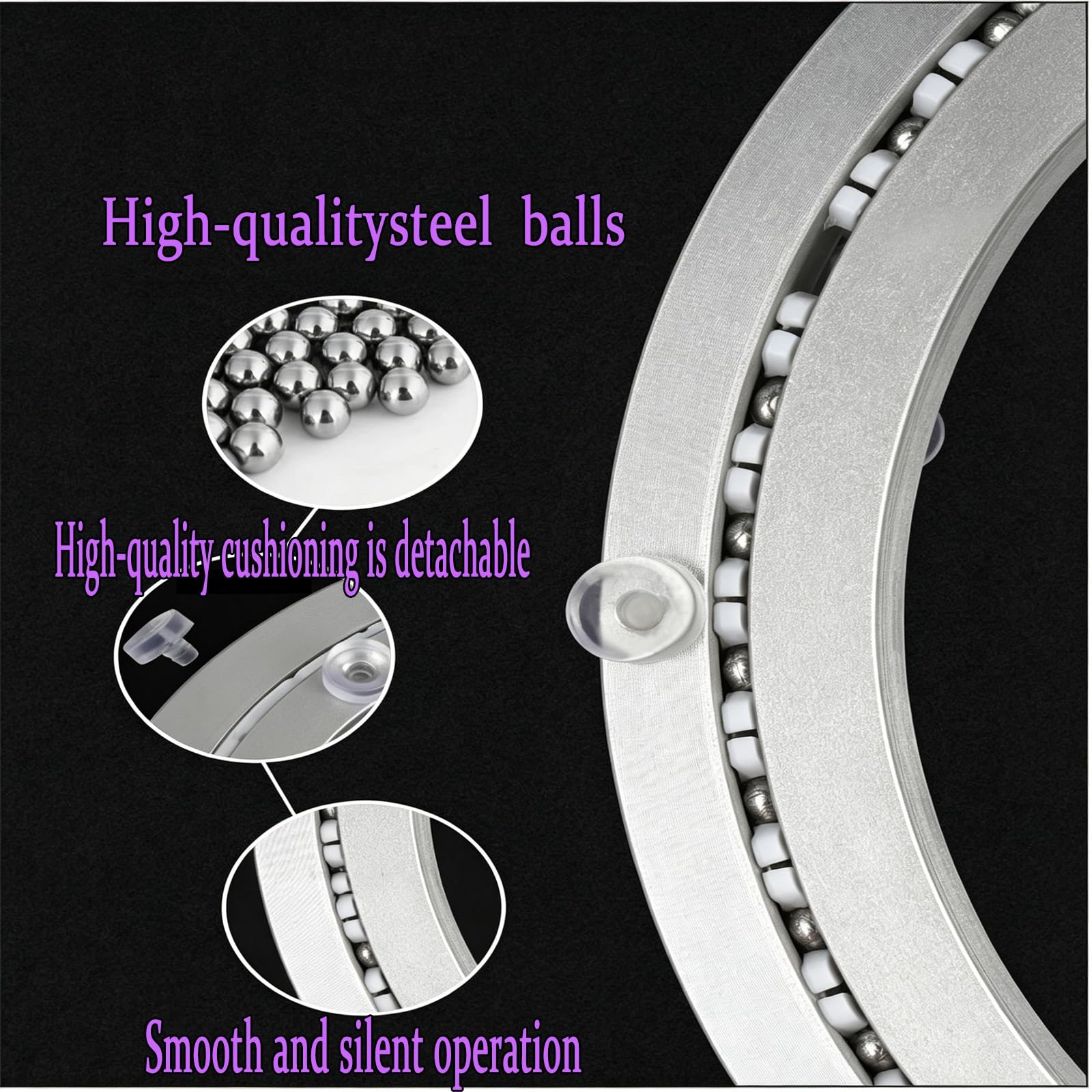 450 Mm, 680 Mm, 800 Mm, Robuste Basis, Drehplatten-Hardware,Desktop-Adapter