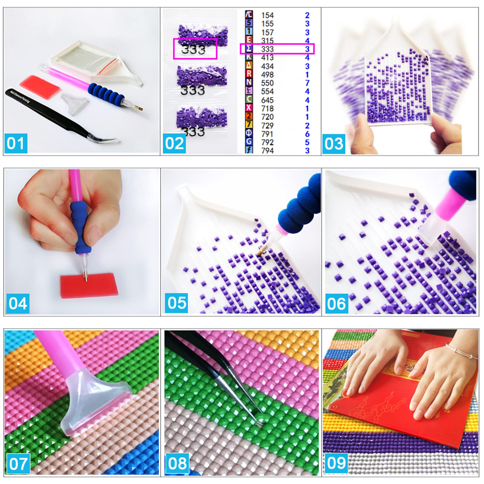 Eagle Diamond Art Kits Volwassenen Groot, 5D