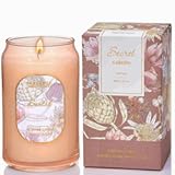 M&SENSE Santal Candles for Home Scented&comma; 10&period;6 Oz Soy Wax Candles Non Toxic Jar Candle Up to 60 Hours Long Burning Home Fragrance Gift for Stress Relief&comma; Meditation&comma; Yoga