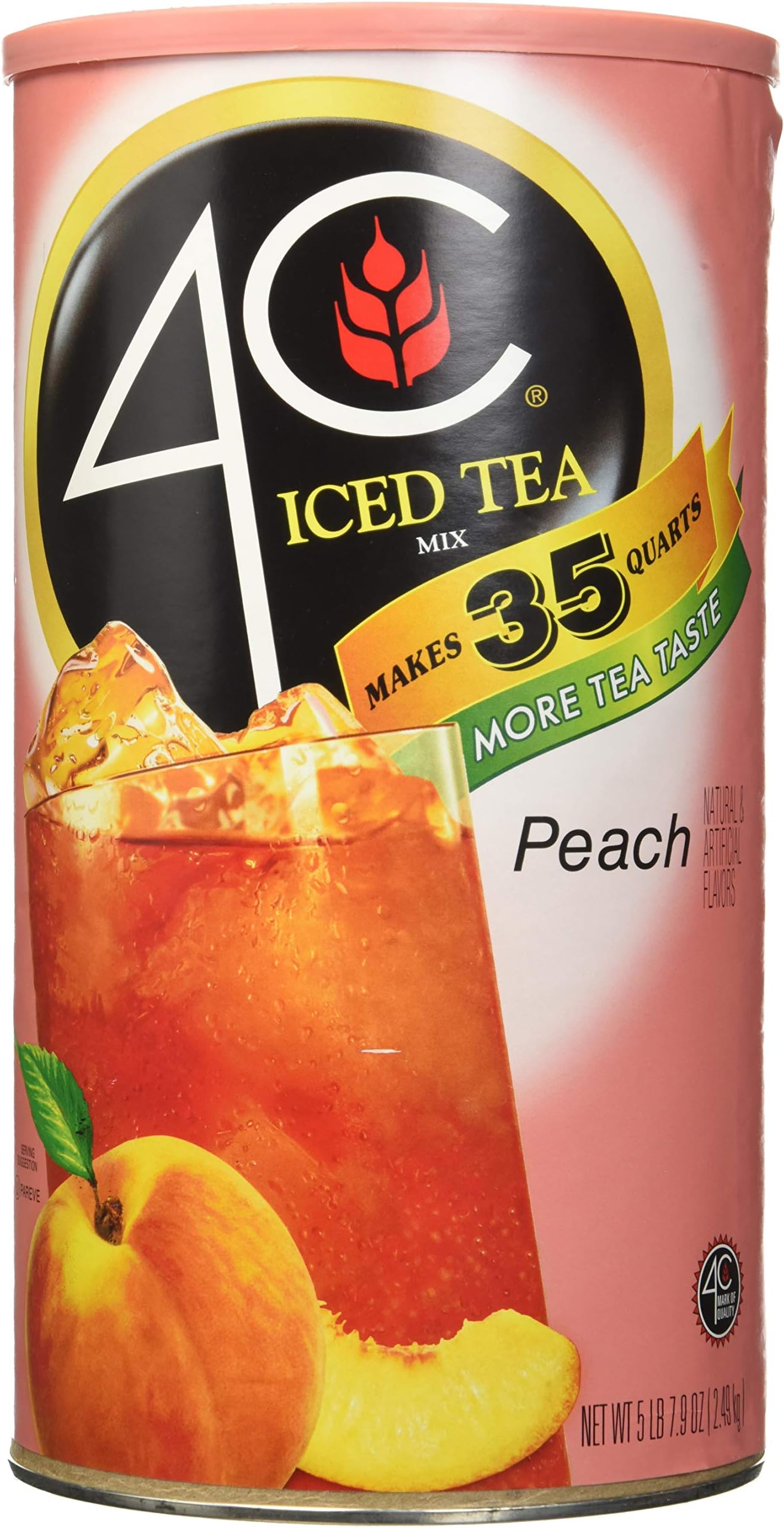 4C Peach Tea Drink Mix, 35 qt.