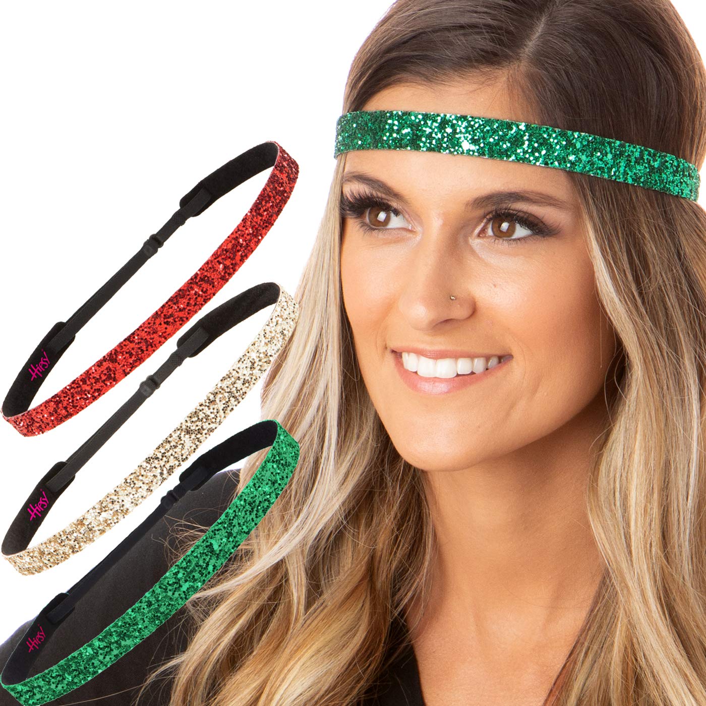 Hipsy Women's Adjustable Cute Fashion Headbands Hairband